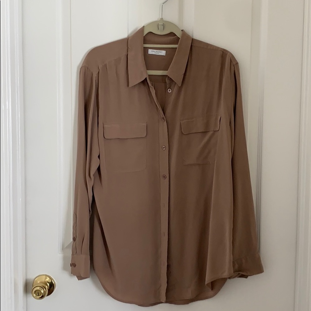 Equipment silk blouse